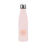 Eco Friendly 500ml Insulated Water Bottle – Double Wall Stainless Steel Water Bottle for Hot and Cold Drinks – Leakproof Travel Water Bottle – BPA-Free Sweat-Proof Thermal Bottle – Light Pastel Pink