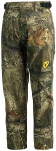 Scent Blocker Shield Series Youth Fused Cotton Ripstop Pants, Hunting Pants for Kids (RT Edge, X-Large)