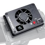 KOERTACOO Camera External Cooling System/Cooling Fan-with Cooling Sheet and Digital Temperature Control-for Sony A7M4/ZVE1/A6700/A7C2/ZV-E10/ZV1/A7C/A7S3/FX3,for Canon R5/R6, for Fujifilm X-T4cameras