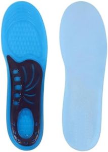 VazzLox Dual Gel Arch Support for Flat Feet Silicone Insole Multi-Layer Lifts Soles Men & Women Flat Foot insoles Orthopaedic Gel Flat Feet Arch Support Insole, Arch Support Trim to Fit (Men (8-12))