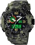 Gosasa Men's Watches Multi Function Military S-Shock Sports Watch LED Digital Waterproof Alarm Watches…, A_1520_Camouflage&Green, xx/Big, Sports