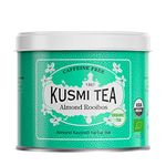 Kusmi Tea - Almond Rooibos (Organic Herbal Tea) - Almond Flavored Herbal Tea - Metal tin 100gr