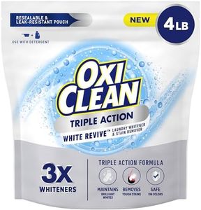 OxiClean Triple Action White Revive Laundry Whitener Powder, 4 lbs