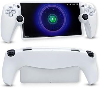WUXIDIXI Silicone PlayStation Portal Protective Case, Full Protection & Shock-Absorption Grip Cover Accessories for PlayStation Portal Remote Player - White