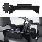ToptreeEV Tesla for Model 3 Model Y Cellphone Mount Stand Wireless Charge Cell Phone Holder Without Noise for Model 3 Model Y Accessories, black