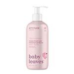 ATTITUDE Baby 2-in-1 Shampoo and Body Wash, EWG Verified, Dermatologically Tested, Vegan, Unscented, 473 mL