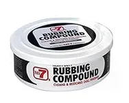 No.7 Heavy Duty Rubbing Compound - 10 Fl Oz - Cleans and Restores - Removes Deep Scratches and Stains - Restores Shine to Dull Finishes, Plastic