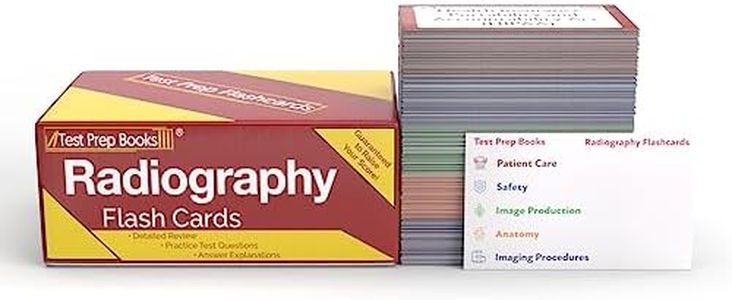 Radiography Exam Study Cards: Review Prep and Practice Test Questions for The Radiography Examination [Full Color Cards]