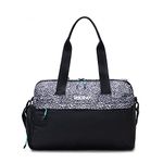 Vooray Trainer Duffel - 42 cm./16,5 inch - 25L - Gym Bag with Shoe Pocket & Dry pocket (Leopard)