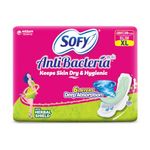 Sofy Women Anti Bacteria Extra Long Sanitary Pads, X-Large, Pack Of 28
