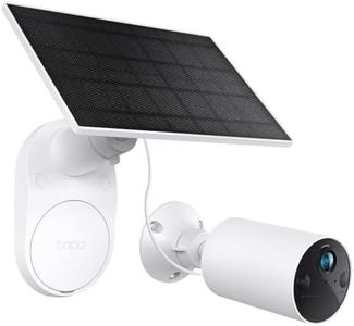 Tapo TP-Link 2K(3MP) Caméra Surveillance WiFi Extérieure sans Fil Solaire, Autonomie permanente de la Batterie, Personne Détection, Vision Nocturne en Couleur, IP65 Etanche, Aucune hub requis