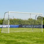 FORZA Alu60 Soccer Goal (Choose Your Goal Size - 6ft x 4ft - 24ft x 8ft) - Hit The Back of The Net with Aluminum Soccer Goals for Clubs of All Standards (12ft x 6ft) [Net World Sports]