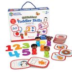 Learning Resources LSP1243-UK Builders First Skills Activity Set, Education 2-3 Year Sorting Toddlers, Alphabet, Counting Toys for 2+ Year Olds, 41 Pieces, Multicoloured