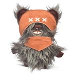 Star Wars for Pets Dog Toy Ewok Plush Rope Frisbee Dog Toy | Plush Squeaky Dog Toy | Adorable Toys for All Dogs, Official Dog Toy Product of for Pets,Brown,9 Inch,FF13894