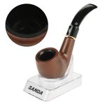 Plenteous Tobacco Pipe, Handmade Wood Smoking Pipe, Perfect Beginner Pipe Kit for Smoking with Ultimate Guide E-Book, Gift Set and Accessories - 1pc.