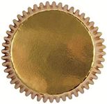 PME BC717 Gold Baking Cases for Cupcakes, Mini Size, Pack of 45