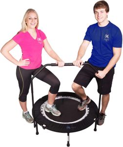 MaXimus PRO Folding Rebounder Trampoline – Compact Fitness Mini Trampoline