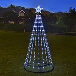 5 ft Lighted Outdoor Christmas Tree