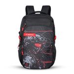 uppercase 31L Pixel 04 Laptop Backpack | School Bag | Triple Compartment | Quick-Access Pocket | Well-Padded Bag | Side Compression Strap | Trolley Sleeve |For Men & Women | 750 Days Warranty (Black)