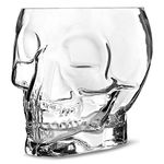 bar@drinkstuff Tiki Skull Cocktail Bowl 60oz / 1.7ltr - Large Novelty Skull Shaped Cocktail Glass, ideal for Hawaiian Party Sharers