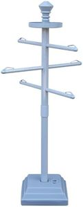 HYDROTOOLS by SWIMLINE 89033 Premium Free Standing Poolside Valet Towel Rack Adjustable with Water Weighted Base Three Arms Secure Clips for Outdoors & Indoors Pool Patio Poolside Holder Drying Stand