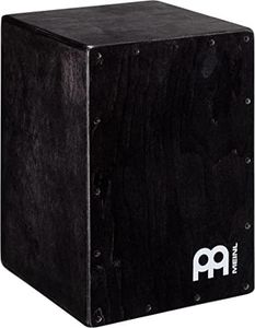 Meinl Percussion Jam Cajon Box Drum with Snare and Bass Tone for Acoustic Music — MADE in EUROPE — Baltic Birch Wood, Play with Your Hands, 2-YEAR WARRANTY (JC50BK)