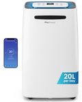 Pro Breeze® 20L/Day Smart Dehumidifier with Digital Humidity Display, Sleep Mode, Continuous Drainage, Laundry Drying and 24 Hour Timer - Ideal for Damp and Condensation