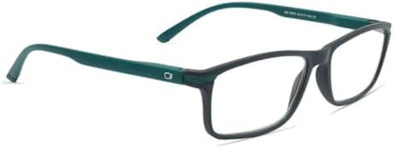 SPECSMAKERS Reading Glasses For Men & Women | Eyeglasses | Spectacles | Full Rim Rectangle Frame Glasses | Auto Adjustable Power Glasses (Dark Blue, 1.25, Diopters)