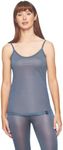 Terramar Women's Standard Thermasilk Pointelle Camisole, Steel Blue, X-Large