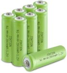 JINTION Rechargeable AA Batteries, 2800mAh High Capacity, 1.2V NiMH, 8 Pack