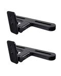 Car Headrest Mount Holders for Dual Screen Portable DVD Player, Twin Car DVD Player Headrest Mounts for WONNIE/Sylvania/NAVISKAUTO Portable DVD, Angle Adjustable, 2 Sets Seat Headrest Brackets