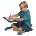 ECR4Kids The Surf Portable Lap Desk, Laptop Stand, Writing Table, Tray Table, Kids’ Travel Tray, Travel-Friendly Work Table, One-Piece Travel Desk, GREENGUARD [Gold] Certified Collaborative Seating, ELR-15810-NV, Navy