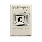 Tv Girl Rock Music Retro Poster Can