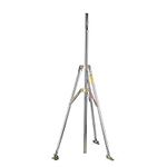 Antenna Mast Tv Antenna Mast Pole Antenna Tripod，Outdoor TV Antenna Mounting，Satellite Antenna Bracket That Can Work on Any Roof，Easy to Install, Sturdy Structure(Tripod and Mast)