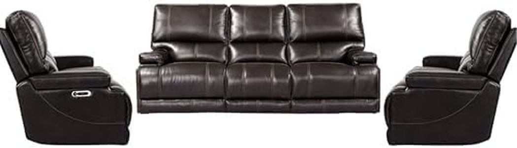 Parker Living Whitman - Verona Coffee - Powered by Freemotion Power Reclining Sofa and Two Recliners