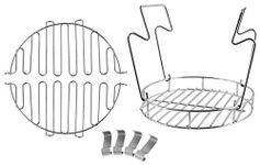 Thanksgiving Turkey Fryer Replacement Parts for CharBroil Big Easy Turkey Fryer Accessories & CharBroil Big Easy Parts Christmas, Oilless Turkey Fryer, Char-Broil Bunk Bed Basket, Leg Rack &Rib Hooks