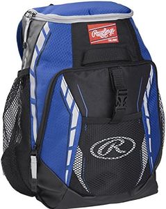 Rawlings R400 Youth Players Team Equipment Backpack, Royal Blue