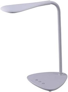 Black+Decker VLED1820-BD Battery LED Desk Lamp, Dimmable with Adjustable Color Temperature, 4 Hour Battery Life, Rechargeable, Reduces Eyestrain, White