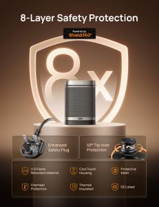 Dreo 1500W Electric Space Heater – Portable, Fast Heating