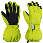 ThxToms Kids Warm Gloves Winter Waterproof Snow Gloves for Ourdoor Sports, Toddler Bulky Ski Gloves for Boys Girls