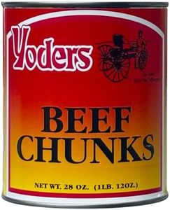 Yoder's Canned Premium Boneless Beef Chunks, 28 Oz(1 lb.12 Oz,1 can)