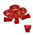 NFL San Francisco 49ers 3 Pack Contour Head Covers