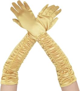 Lace Gold Wedding Gloves For Women
