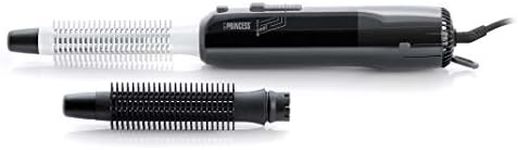 Princess 529202 Cool Curl CC 300 Black – Hair Shaper (Hot Air Brush, Hot, Straight Barrel-Shaped, Black, Hook Hanger, 1.8 m