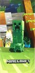 Minecraft Mobs Emerge Super Soft & Absorbent Kids Bath/Pool/Beach Towel, Featuring Creeper - Fade Resistant Cotton Terry Towel, Measures 28 inch x 58 inch (Official Minecraft Product)