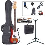 Encore E4 Bass Guitar Pack ~ Sunburst, EBP-E4SB