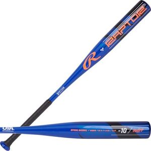 Rawlings Raptor USA Youth Baseball Bat | 30-inch | -10