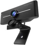 Creative Live! Cam Sync 4K UHD USB Webcam with Backlight Compensation, Up to 40 FPS, 95° Wide-Angle Lens, Privacy Lens, Built-in Mics, Plug & Play for PC and Mac…