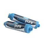 Camco 40045 TastePURE Inline RV Water Filter, Greatly Reduces Bad Taste, Odors, Chlorine and Sediment in Drinking Water (2 Pack)