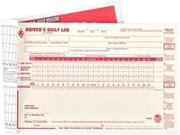 Driver Daily Log Book 5-pk. with 7- and 8-Day Recap - Book Format, 2-Ply Carbonless, 8.5" x 5.5", 31 Sets of Forms Per Book - J. J. Keller & Associates